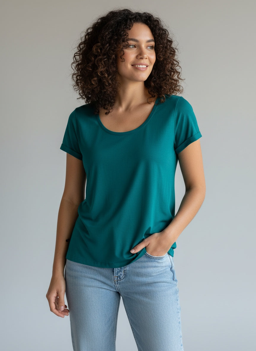 Bella - Chandail à manches courtes ultra doux en bambou