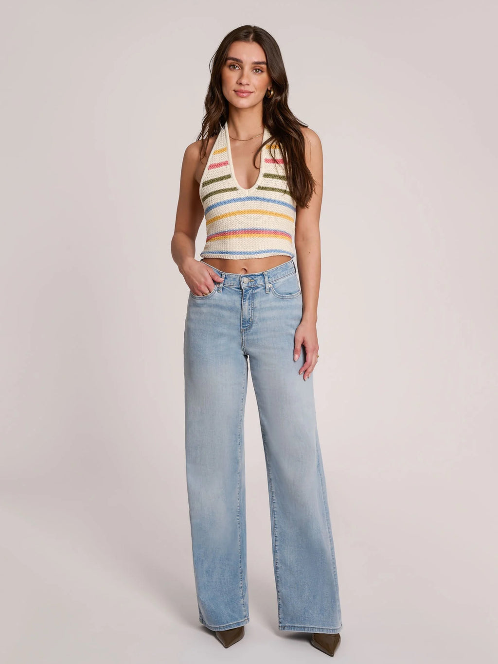 Jeans Lily coupe très évasée - BEGONIA - Yoga Jeans
