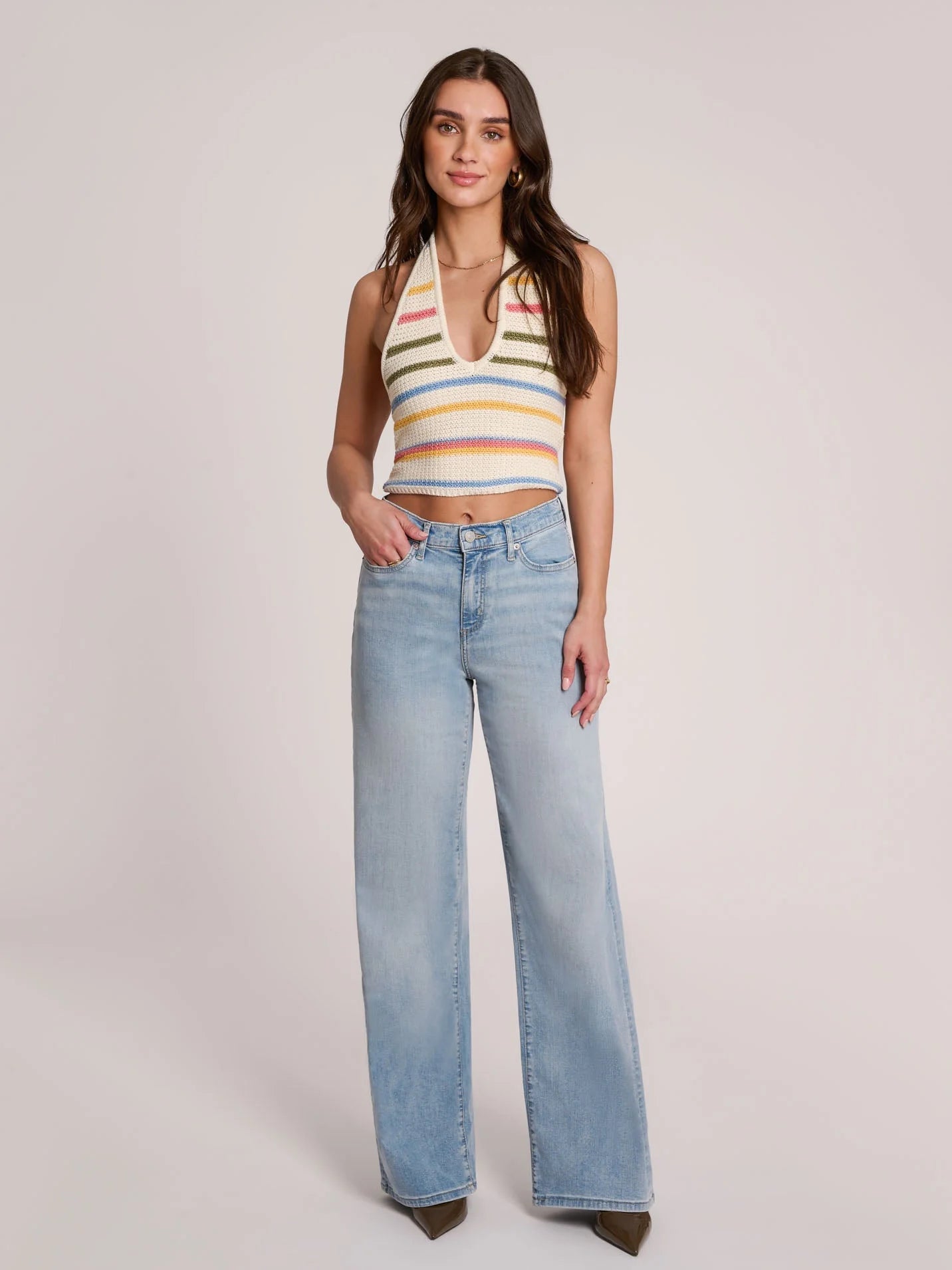 Jeans Lily coupe très évasée - BEGONIA - Yoga Jeans