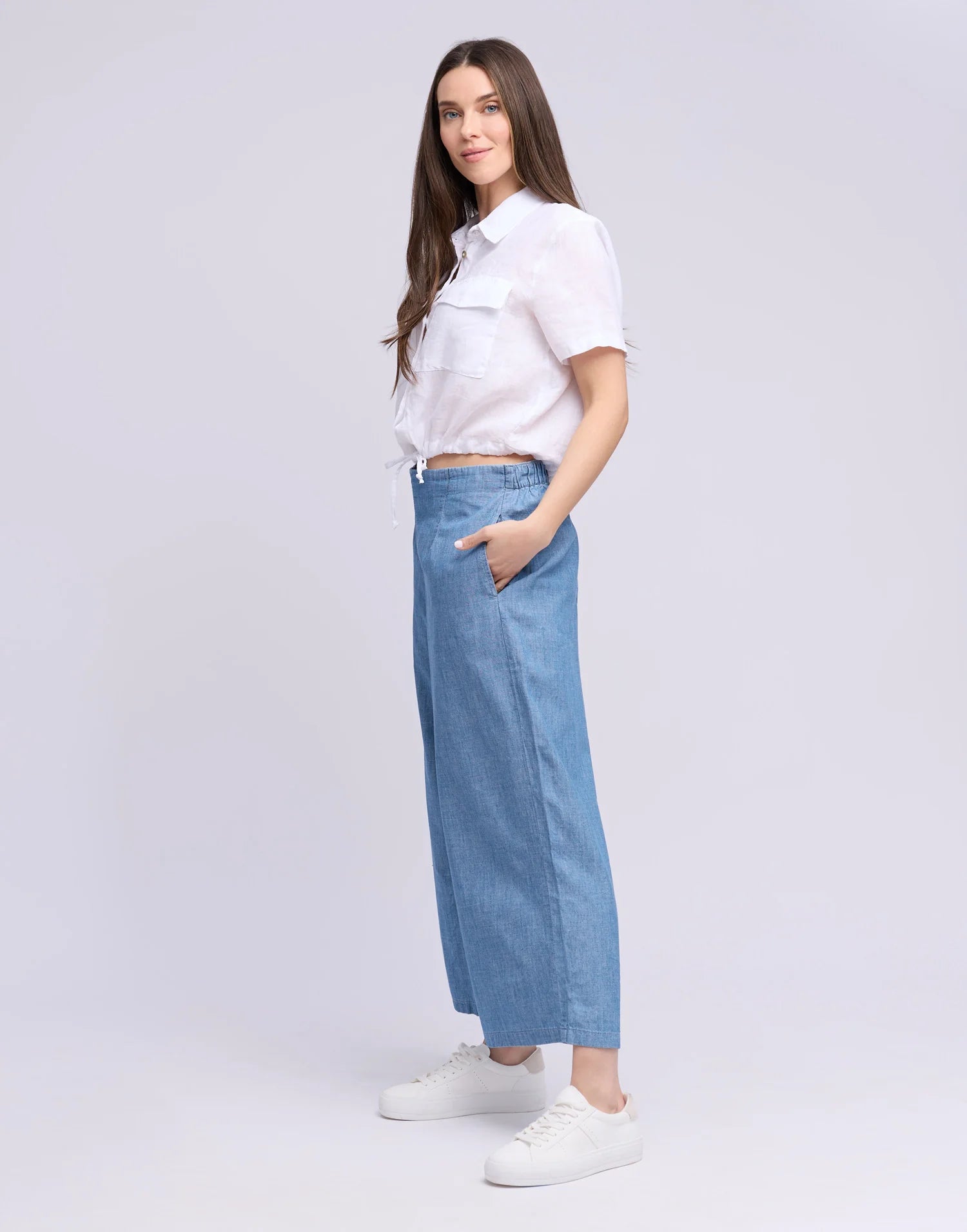 Jeans Lily à jambes larges - MALALA - Yoga Jeans