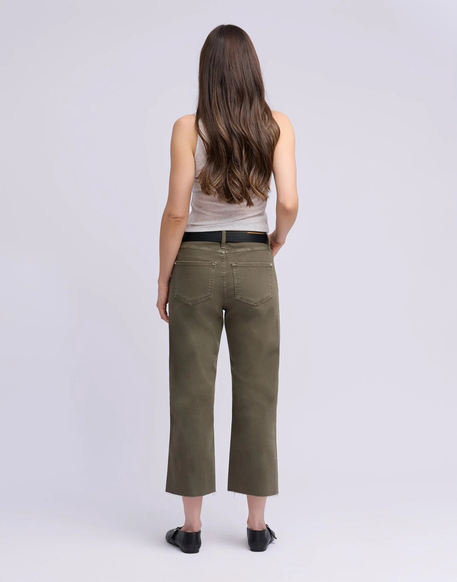 Jeans Lily à jambes larges - OPRAH KAKI - Yoga Jeans