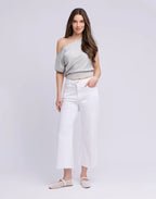 Jeans Lily à jambes larges - OPRAH BLANC - Yoga Jeans