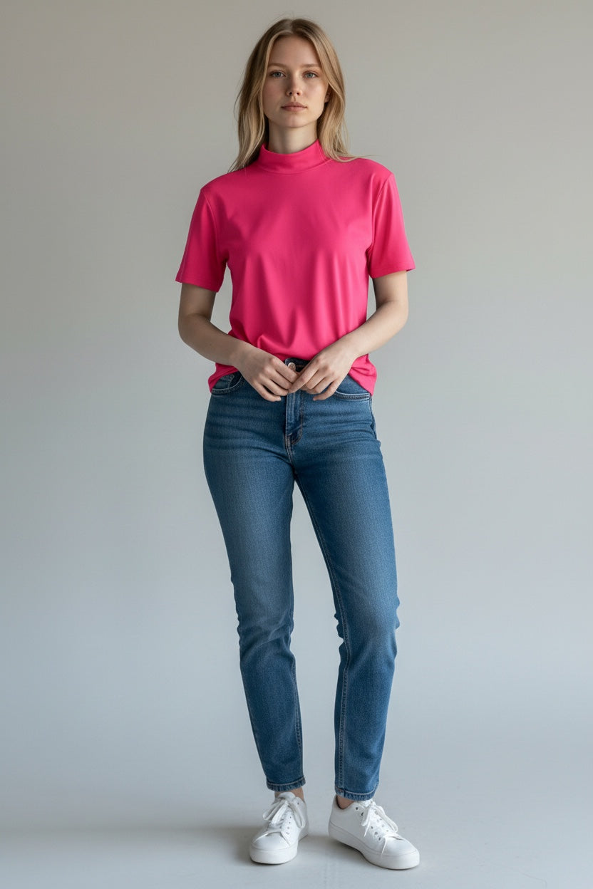 Camille - Chandail manches courtes ultra doux en bambou