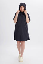 Alvin - Adjustable Short-Sleeve Dress - Black