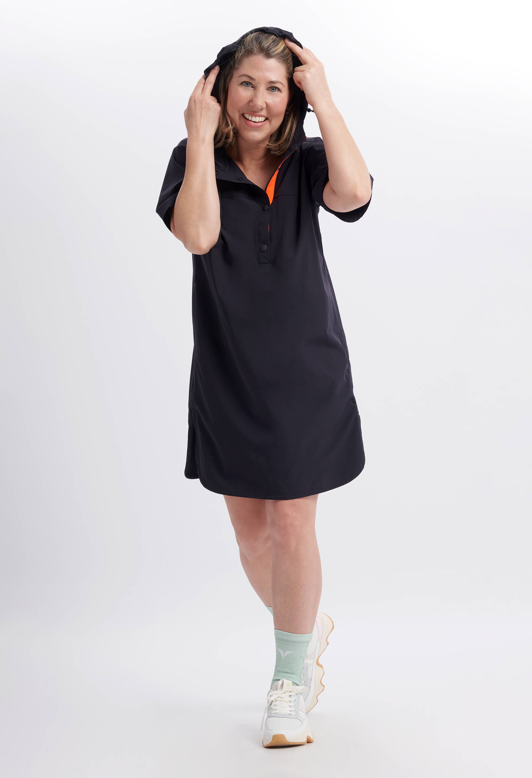 Alvin - Robe ajustable à manches courtes
