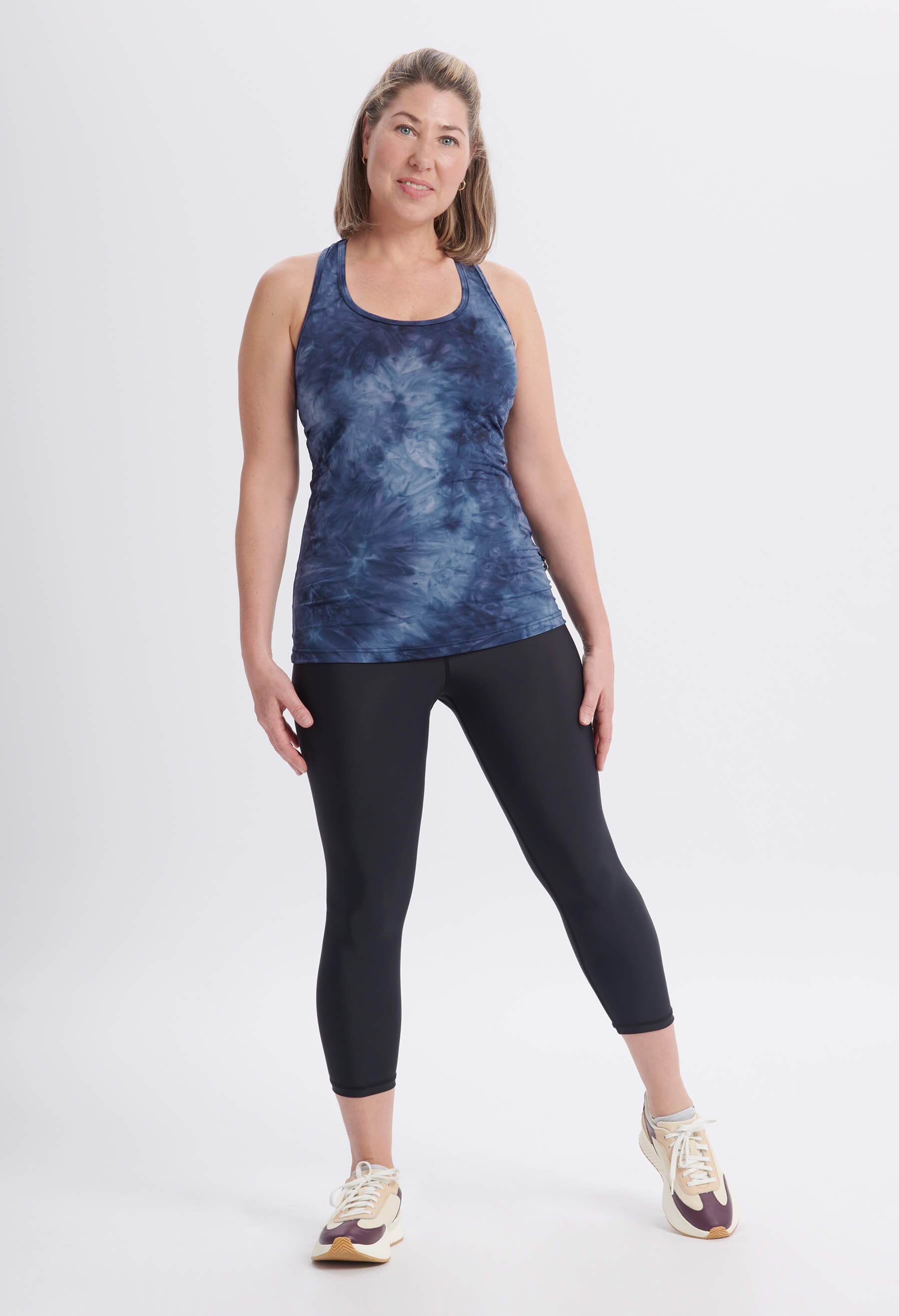 Angelina - Legging capri à taille haute