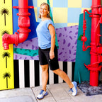 Marie-Belle - High-waisted multisport shorts