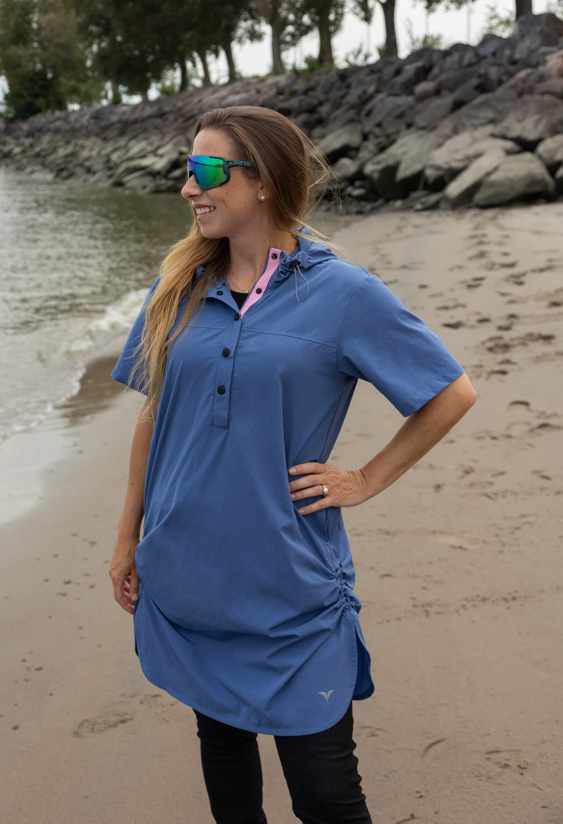 Alvin - Adjustable short-sleeved dress