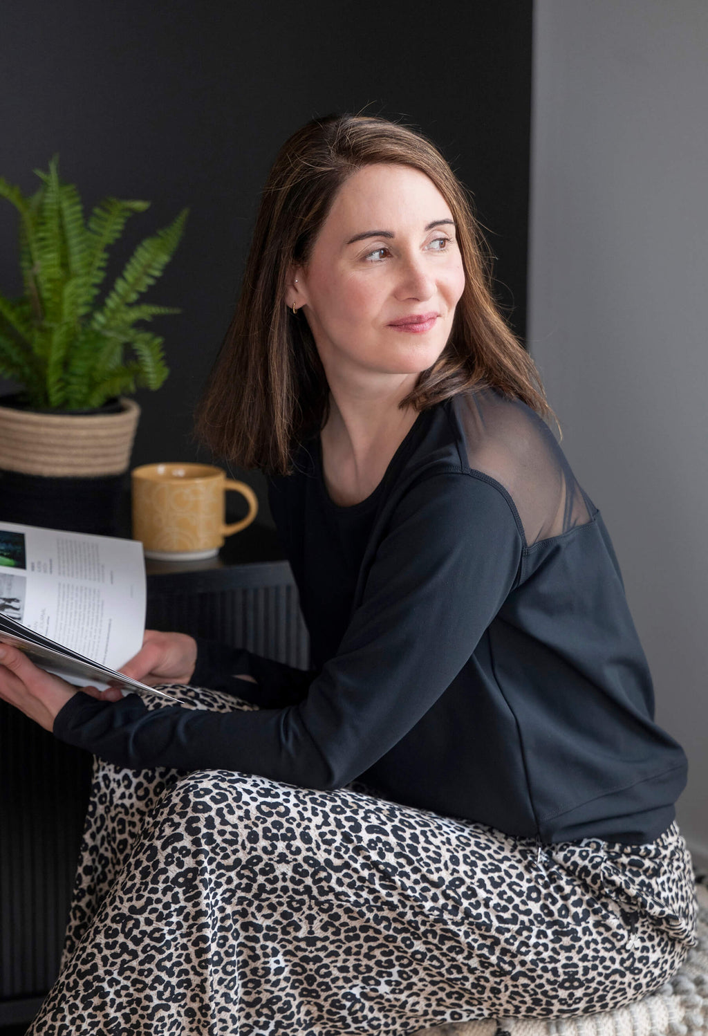 Alizé - Long-sleeved sweater with sheer back