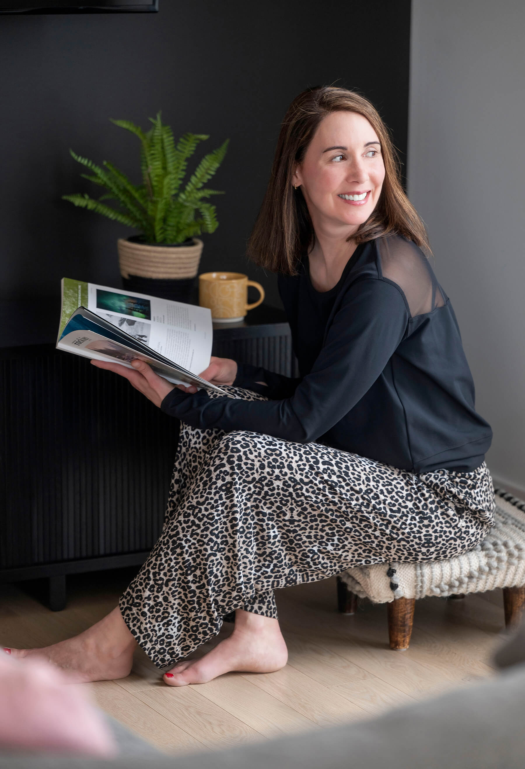 Alizé -Chandail à manches longues avec dos diaphane