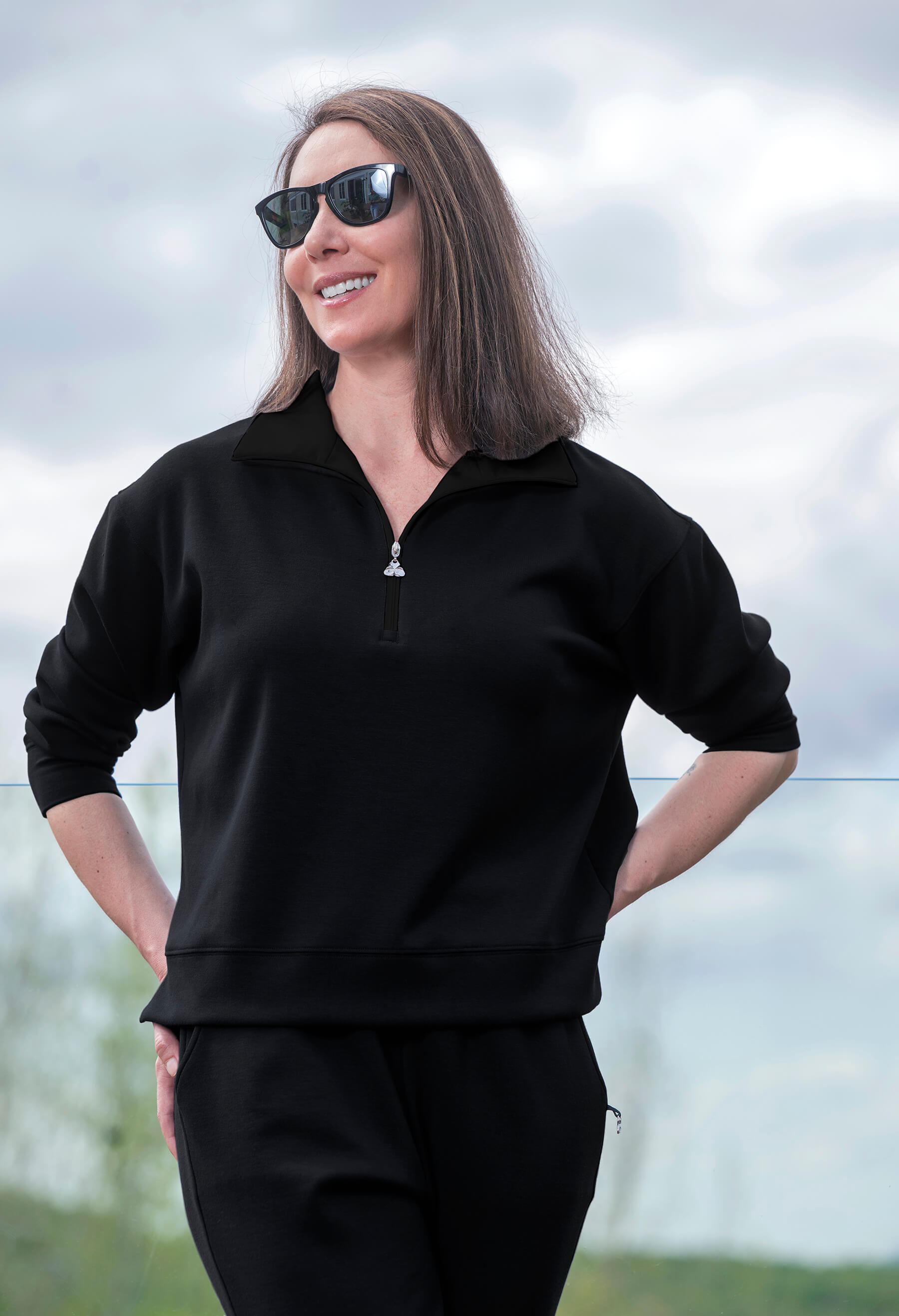 Charlie - chandail à manches longues avec fermeture éclair