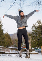 Charlie - Chandail bouclé à manches longues avec fermeture éclair