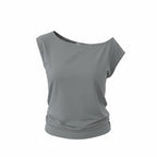 Fred - Chandail à manches très courtes et encolure ronde