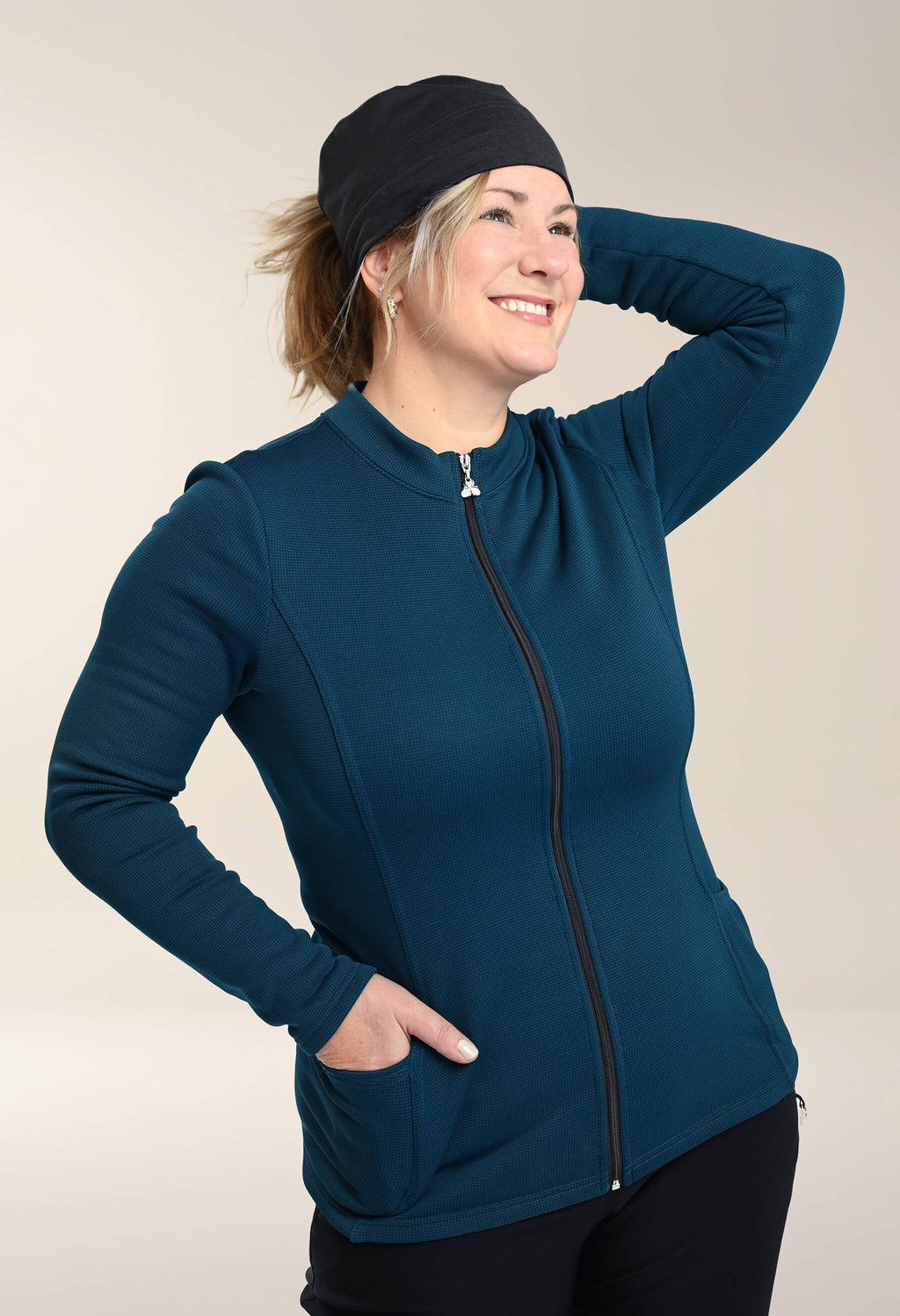 Jade - Veste en Polartec à manches longues et coupe ajustée