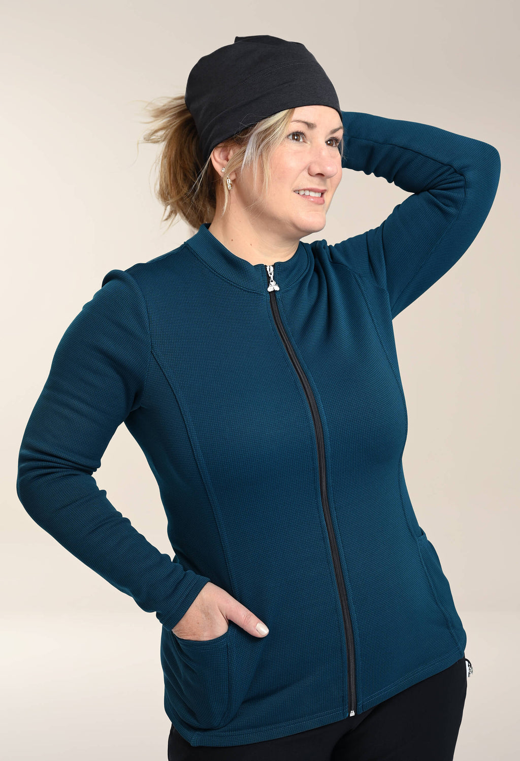 Jade - Veste en Polartec à manches longues et coupe ajustée