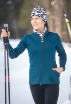 Jade - Veste en Polartec à manches longues et coupe ajustée