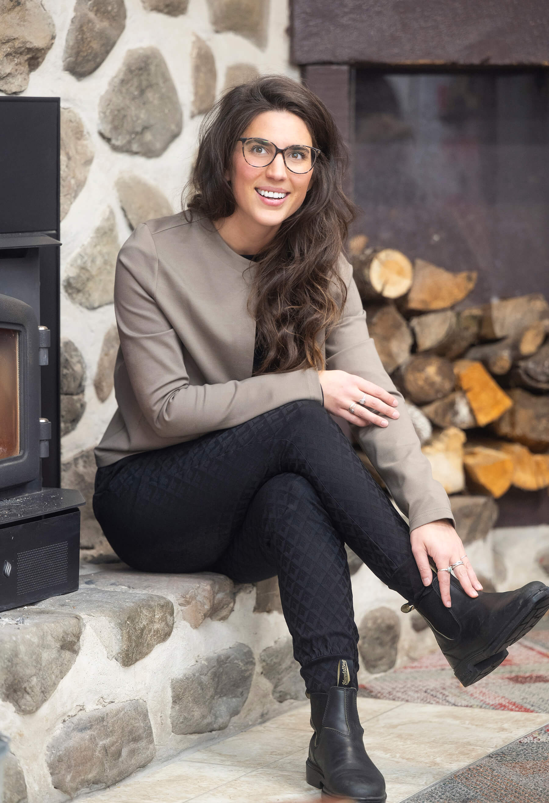 Sasha - Pantalon texturé