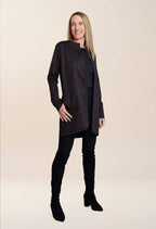 Juliana - Long, elegant jacket with side pockets