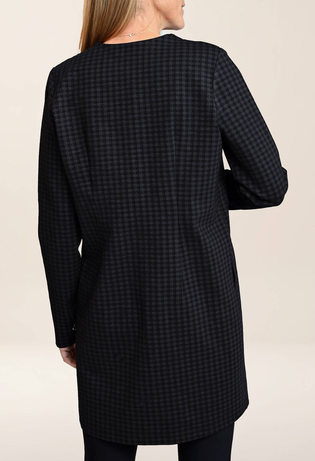 Juliana - Long, elegant jacket with side pockets