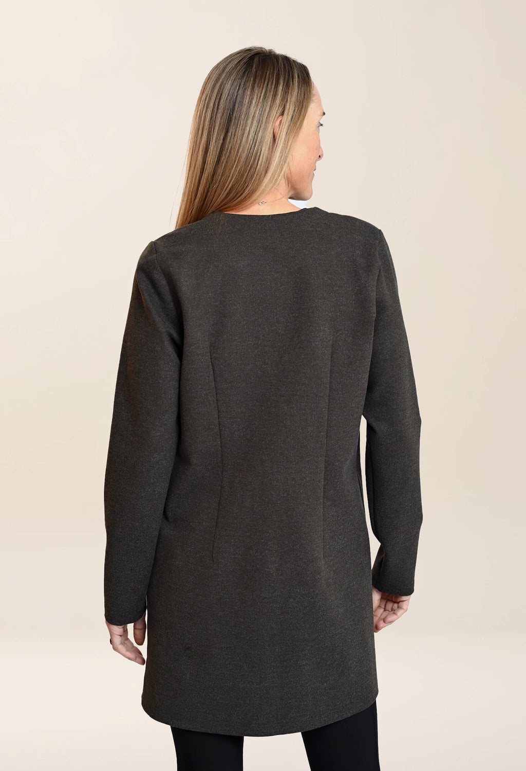 Juliana - Long, elegant jacket with side pockets