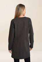 Juliana - Long, elegant jacket with side pockets
