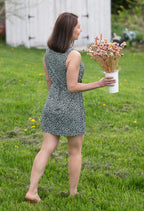 Laurie - Robe sans manches à pois