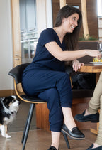 Maéva - Combinaison une-pièce à encolure cache-coeur