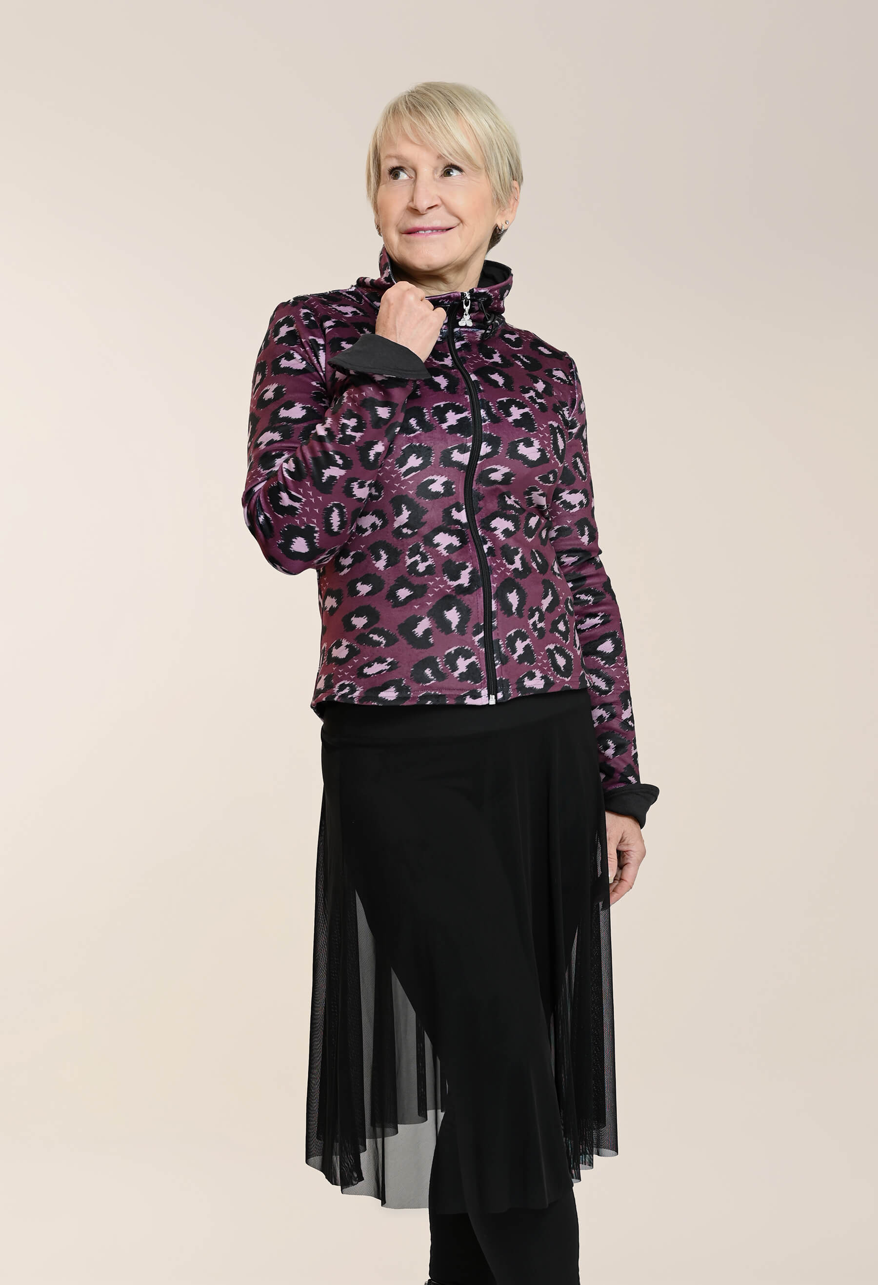 Maria - Veste au motif félin