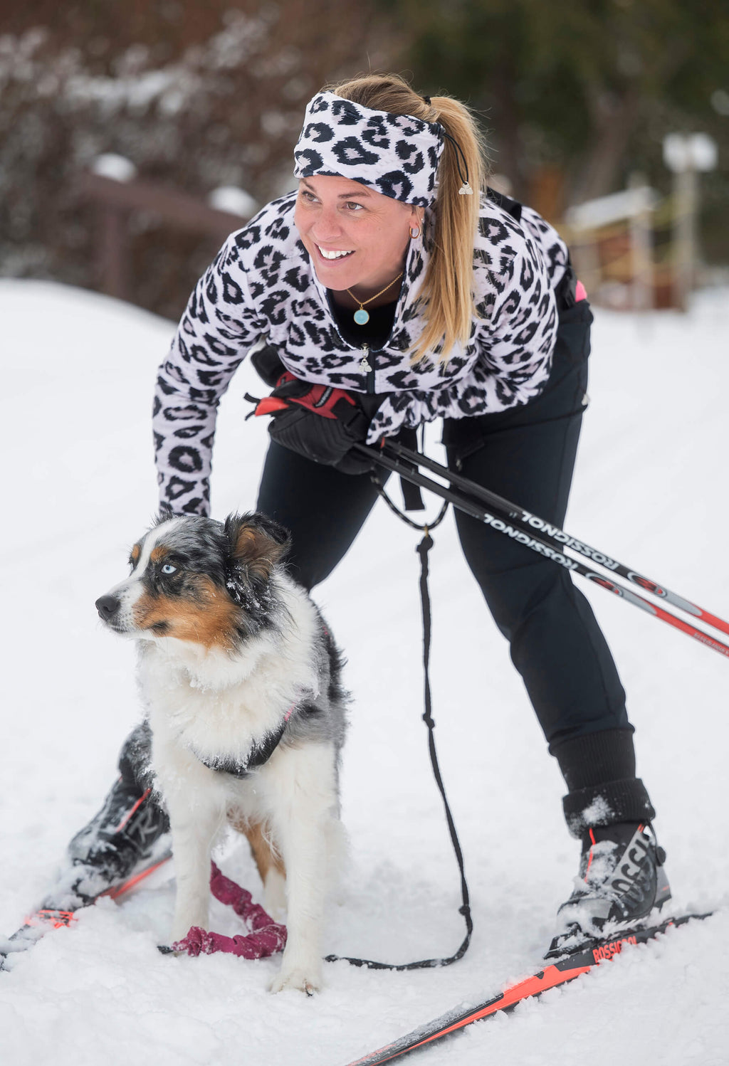 Maria - Jacket with feline pattern