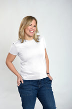 Nadia - Short-sleeved sweater in PDR