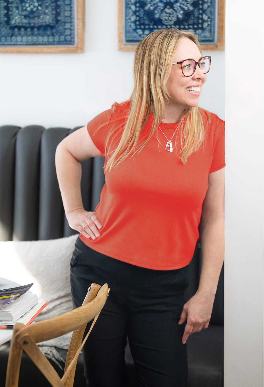 Nadia - Chandail à manches courtes en PDR