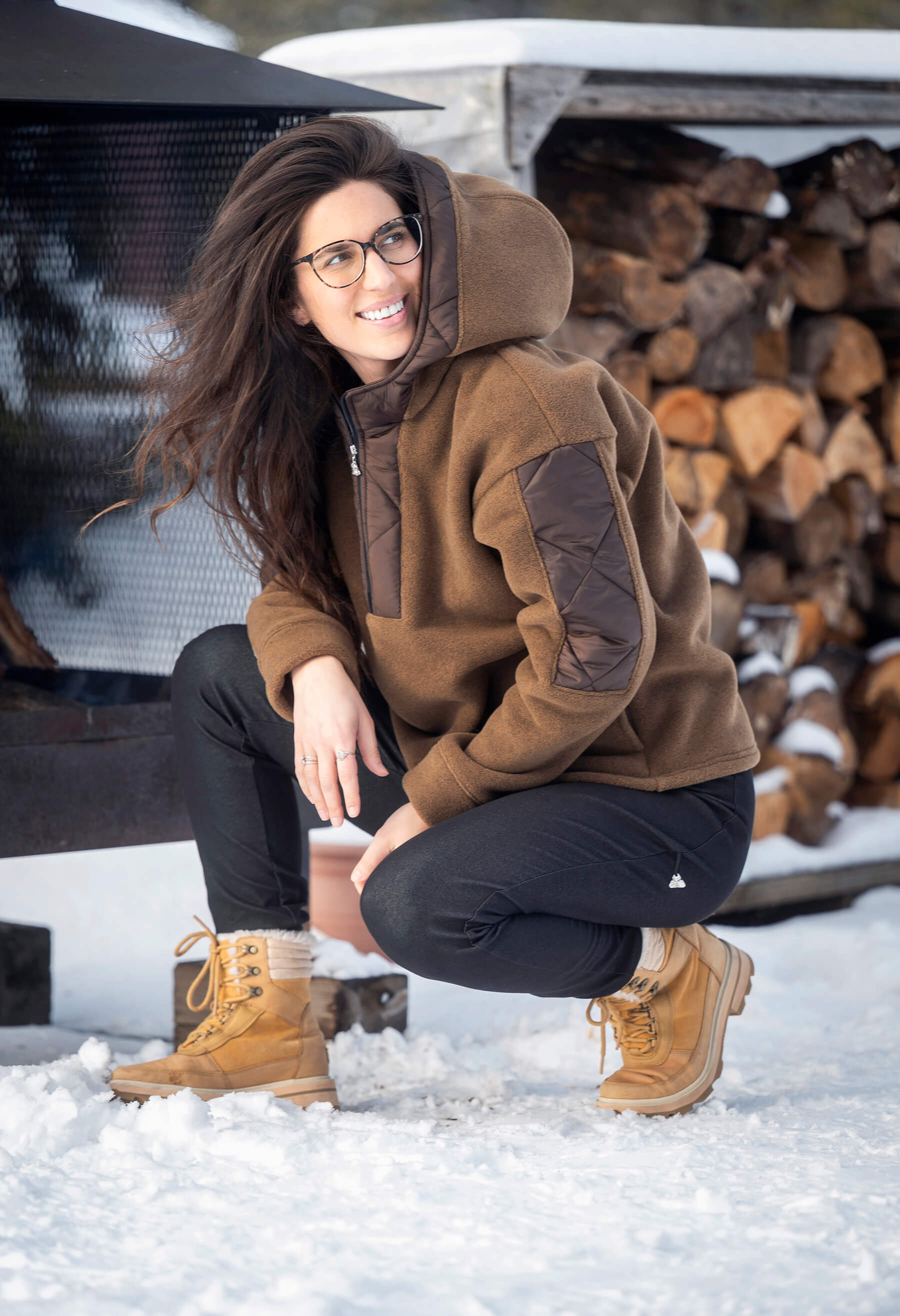 Nita - Manteau polaire avec capuchon