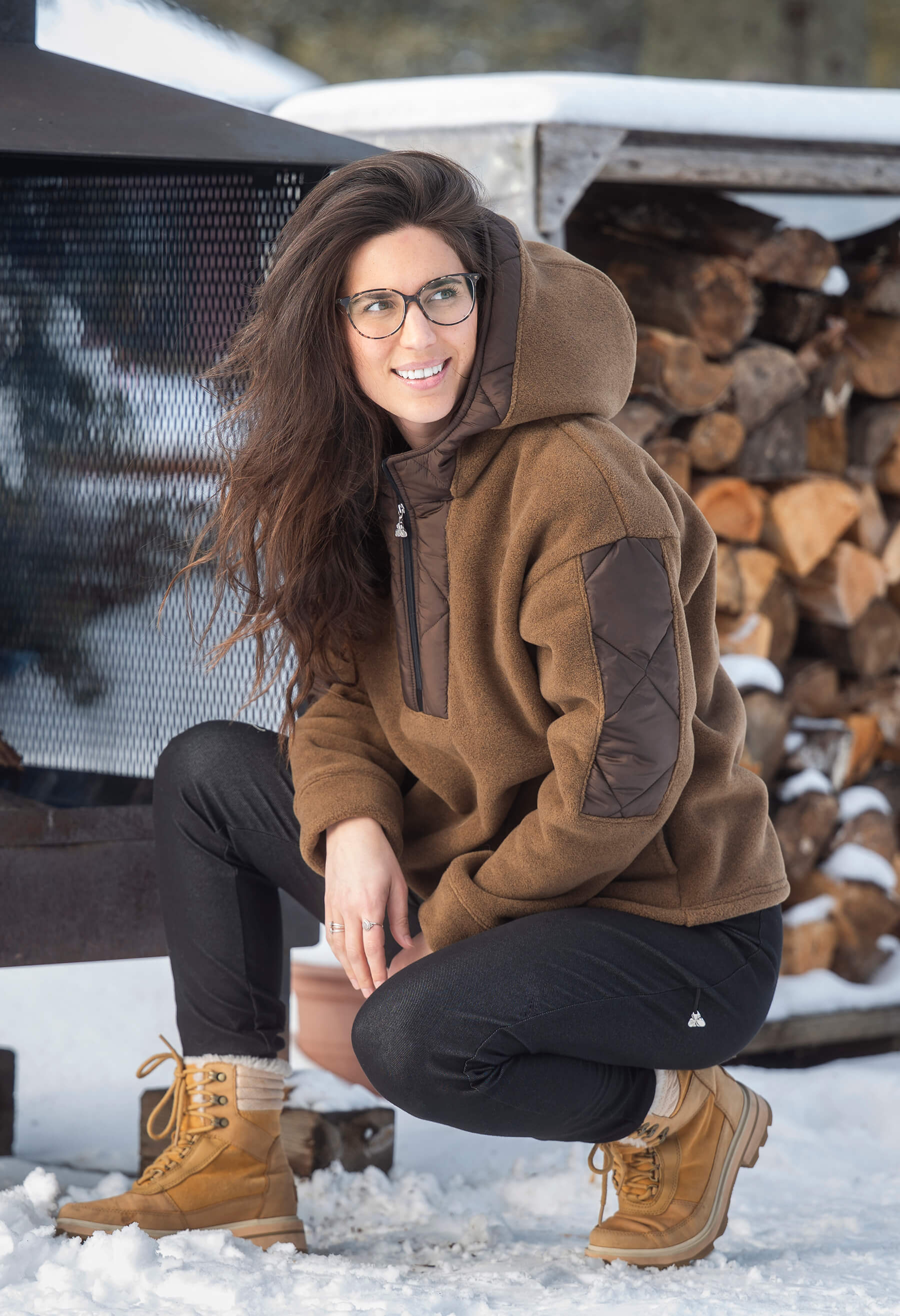 Nita - Manteau polaire avec capuchon