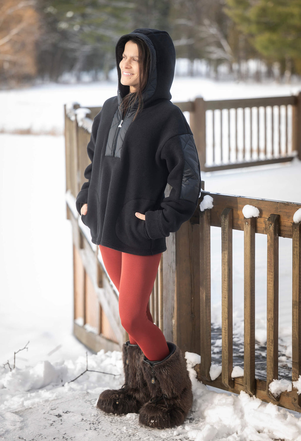 Nita - Manteau polaire avec capuchon