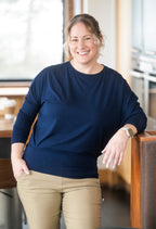 Rose-Marie - Chandail fluide et ample à manches dolman