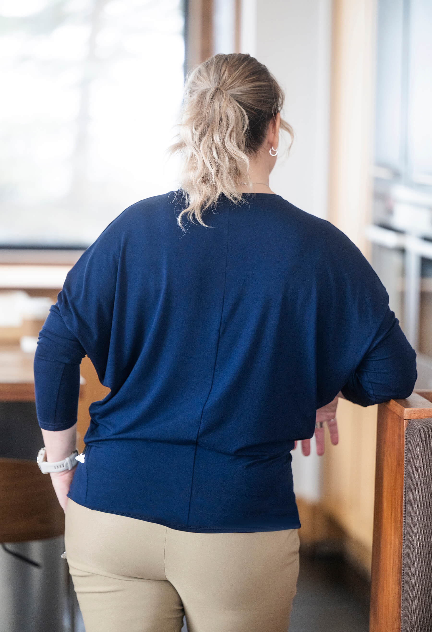 Rose-Marie - Chandail fluide et ample à manches dolman