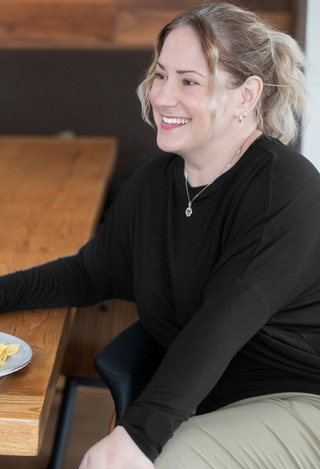 Rose-Marie - Chandail fluide et ample à manches dolman