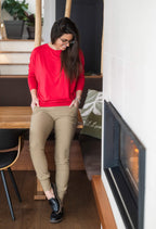 Rose-Marie - Chandail fluide et ample à manches dolman