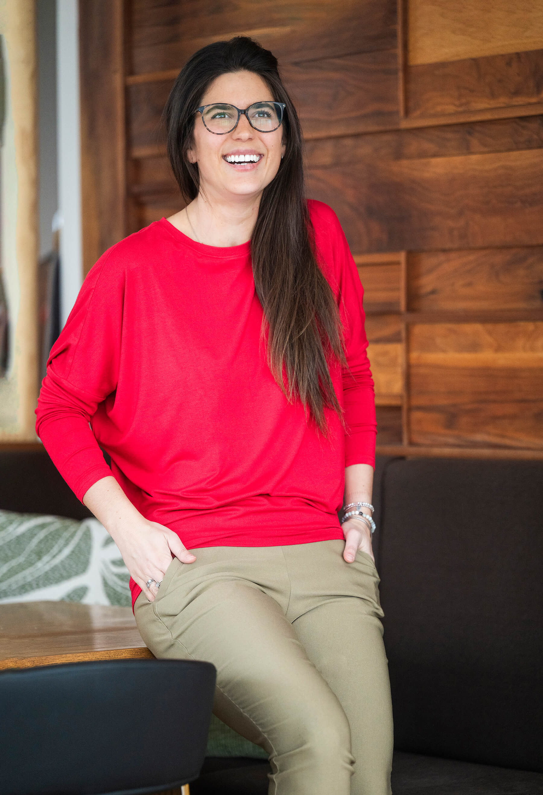 Rose-Marie - Chandail fluide et ample à manches dolman