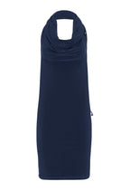 Tina - Robe tube transformable légère et infroissable - Marine et Noir
