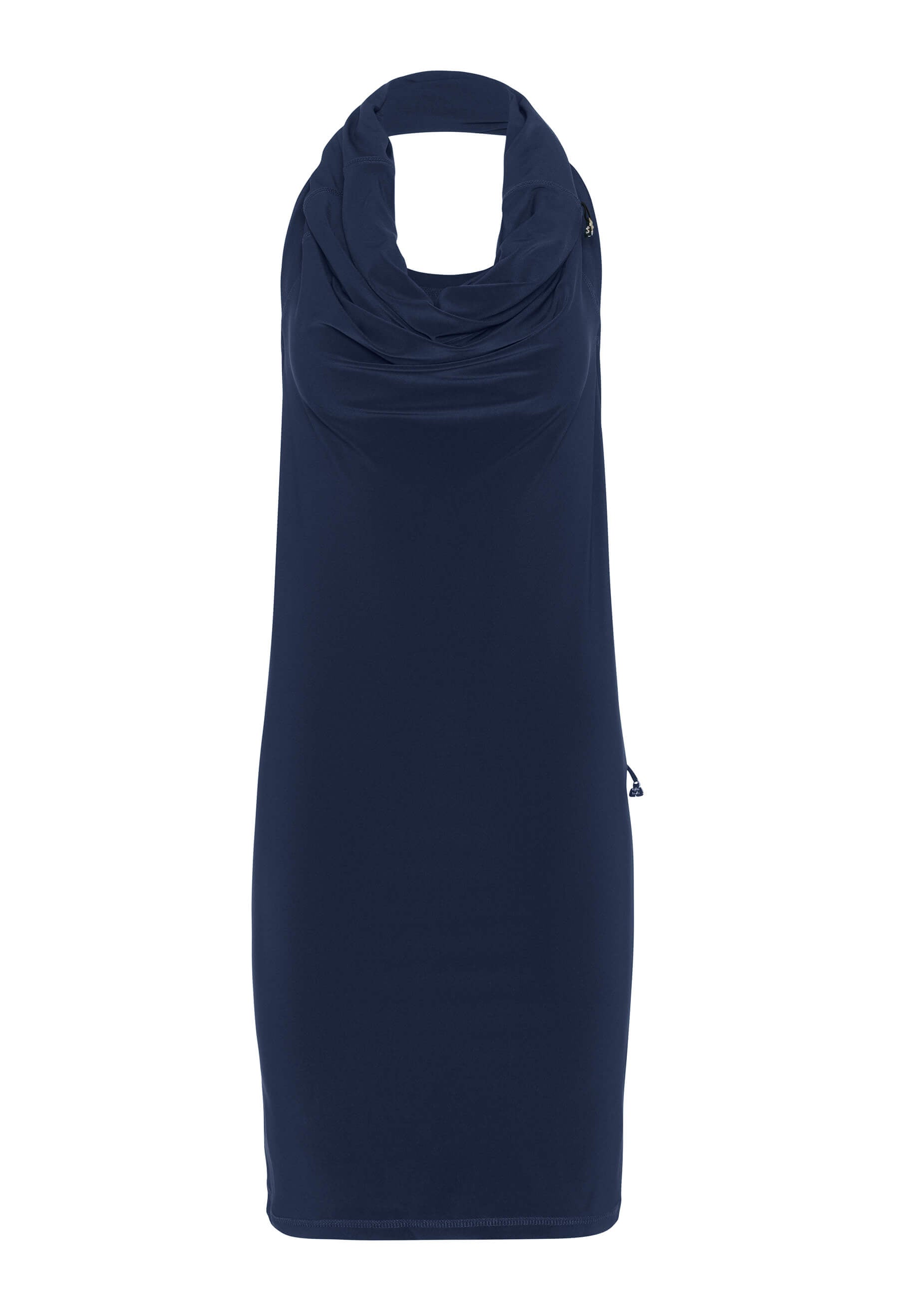 Tina - Robe tube transformable légère et infroissable - Marine et Noir