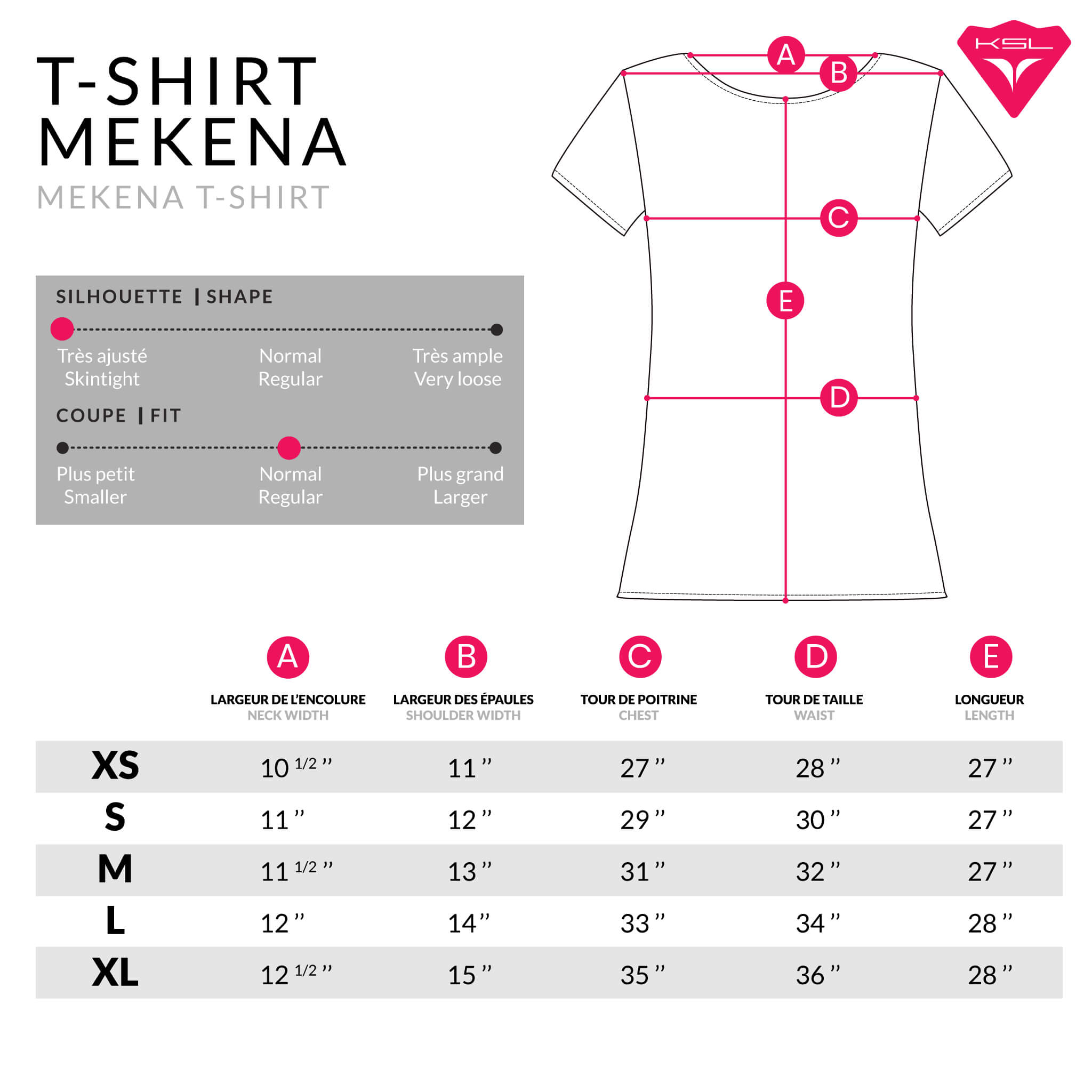 Mekena - Chandail basique à manches courtes et encolure noir