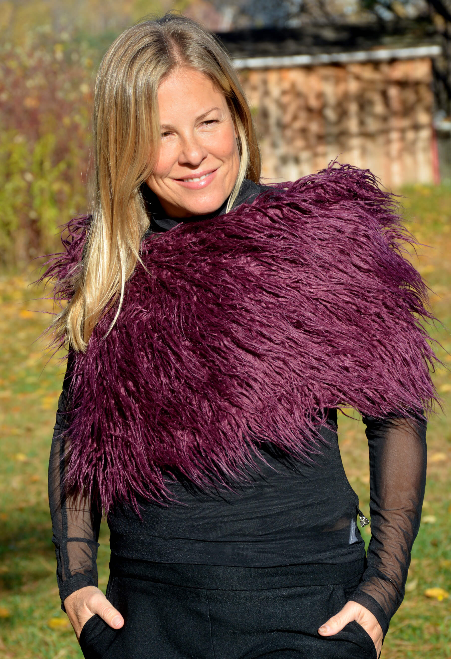 Jessica - Foulard en peluche