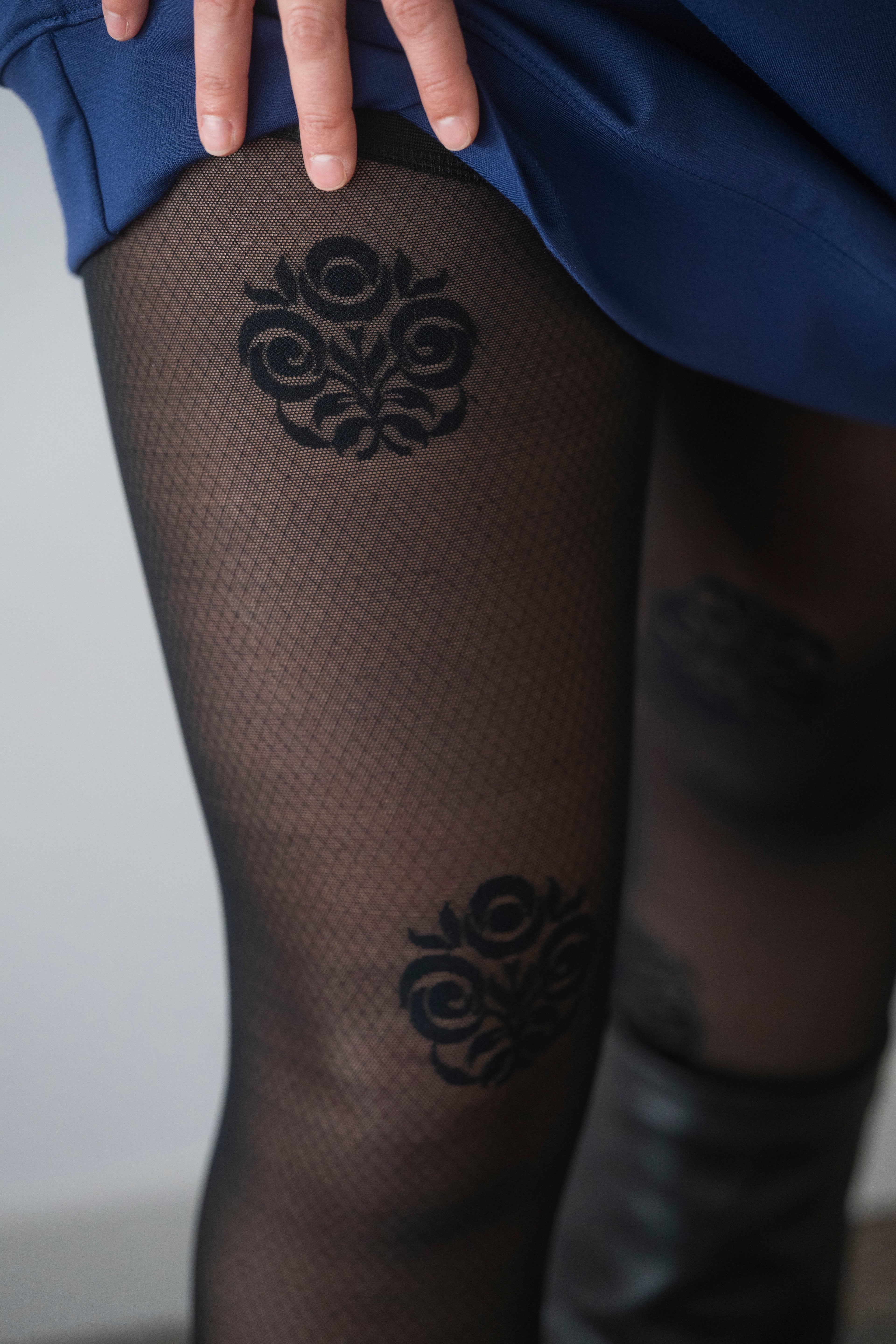 Madonna - Legging avec dentelle