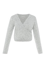 KSL Chandail Gris pale / XS Annie - Chandail cache-coeur (Mérino)