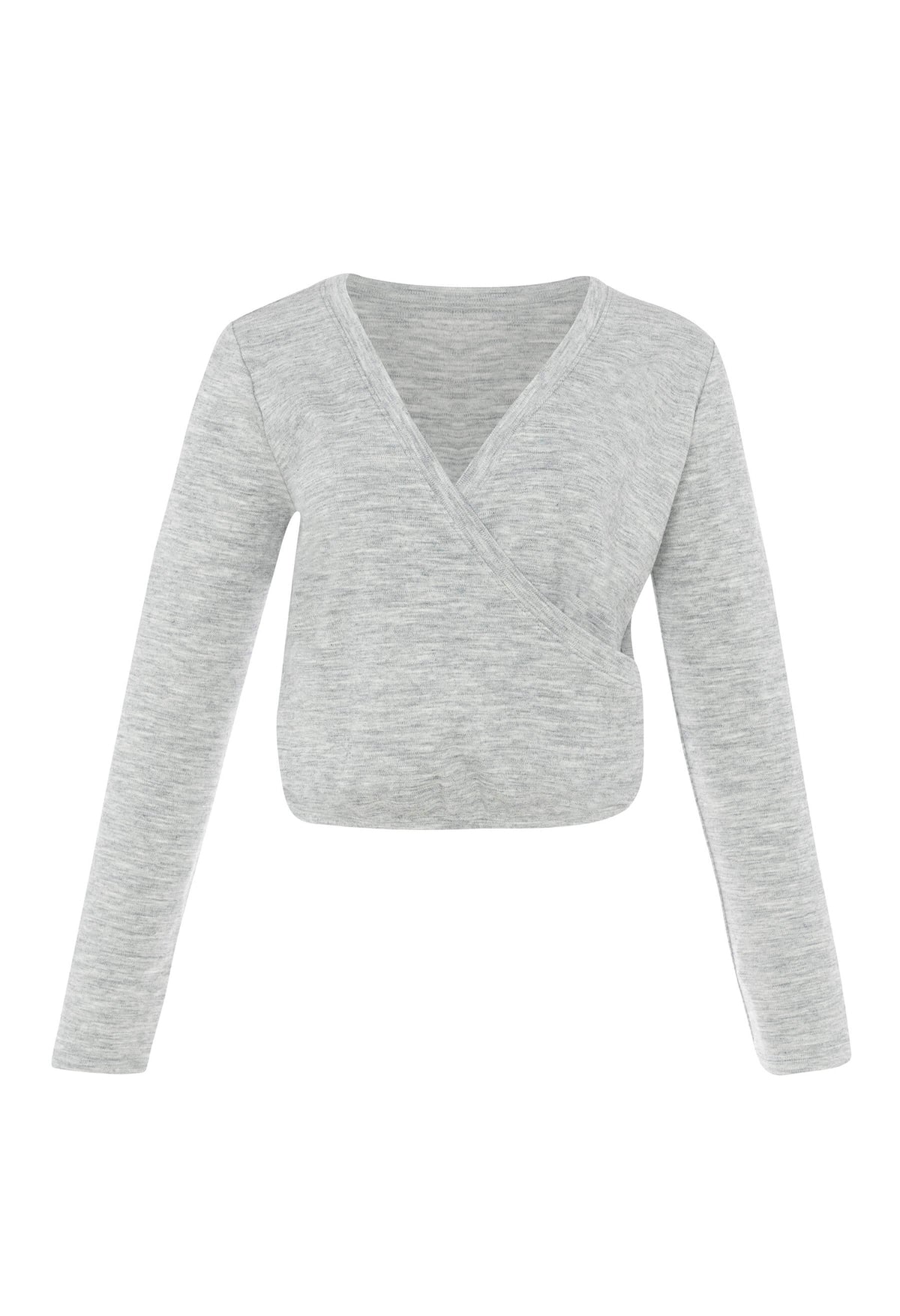 KSL Chandail Gris pale / XS Annie - Chandail cache-coeur (Mérino)