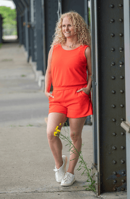 KSL Combinaison Orange / XS Brittany - Combinaison short sans manche