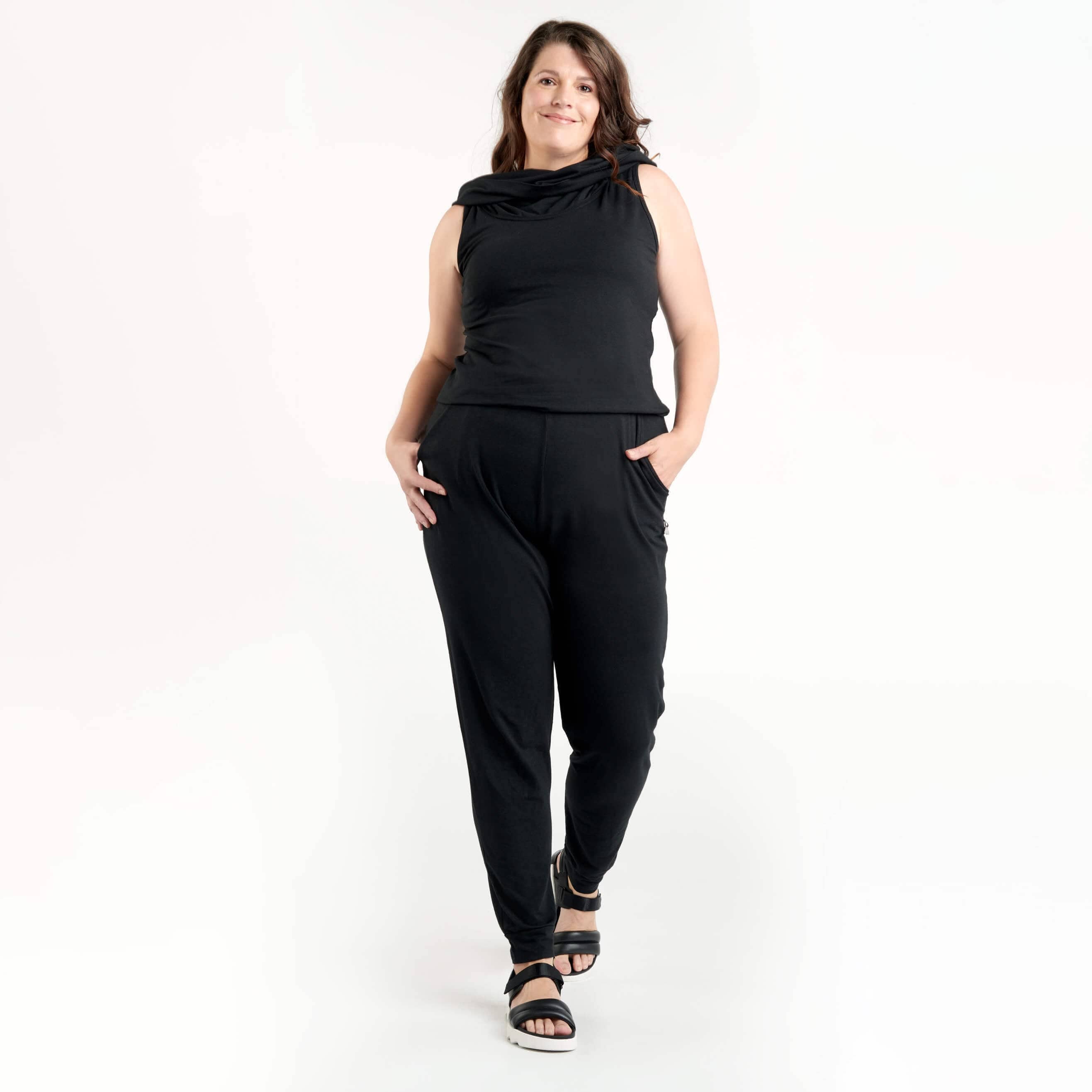KSL Combinaison Scarlette - Combinaison une pièce transformable sans manches avec col surdimensionné