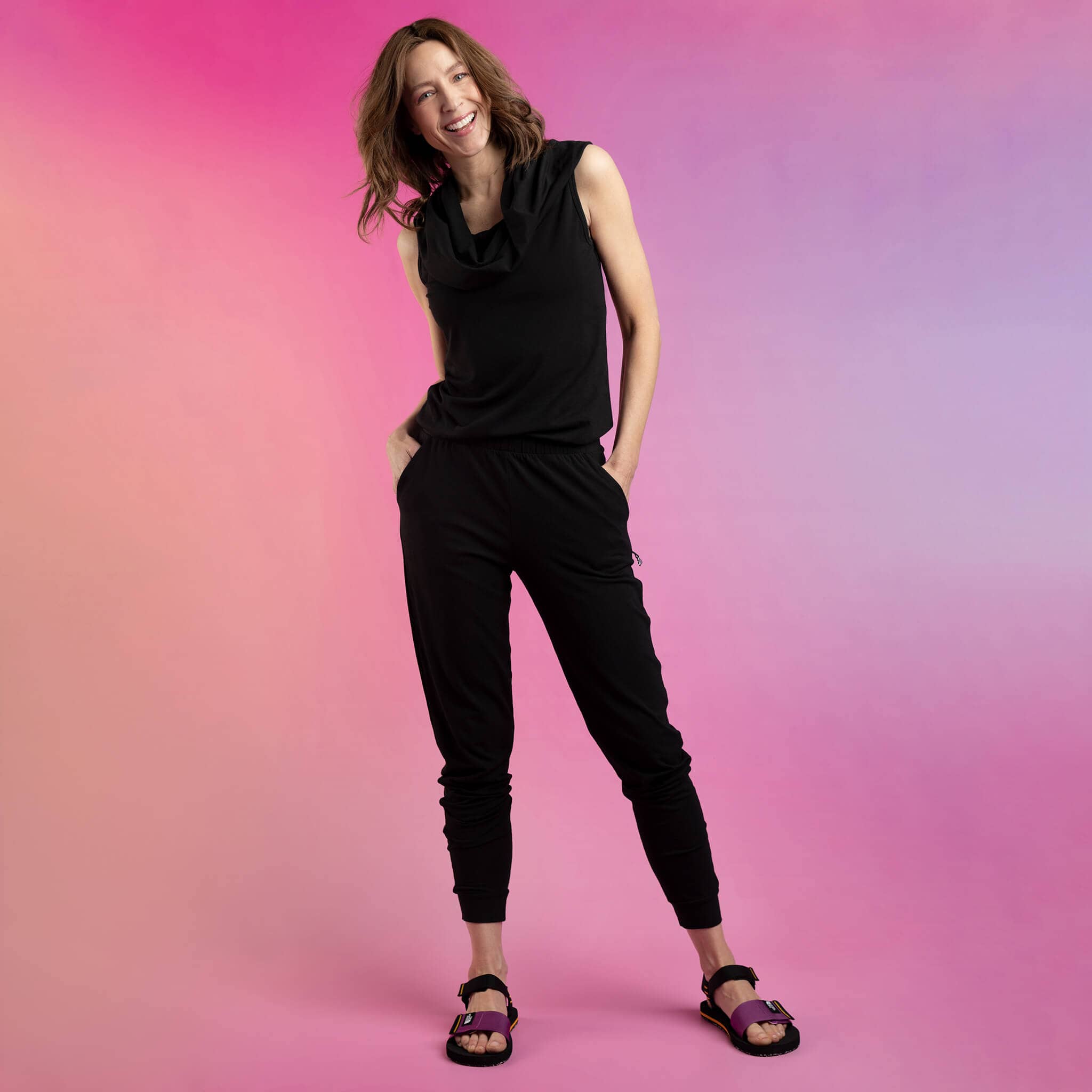 KSL Combinaison Scarlette - Combinaison une pièce transformable sans manches avec col surdimensionné