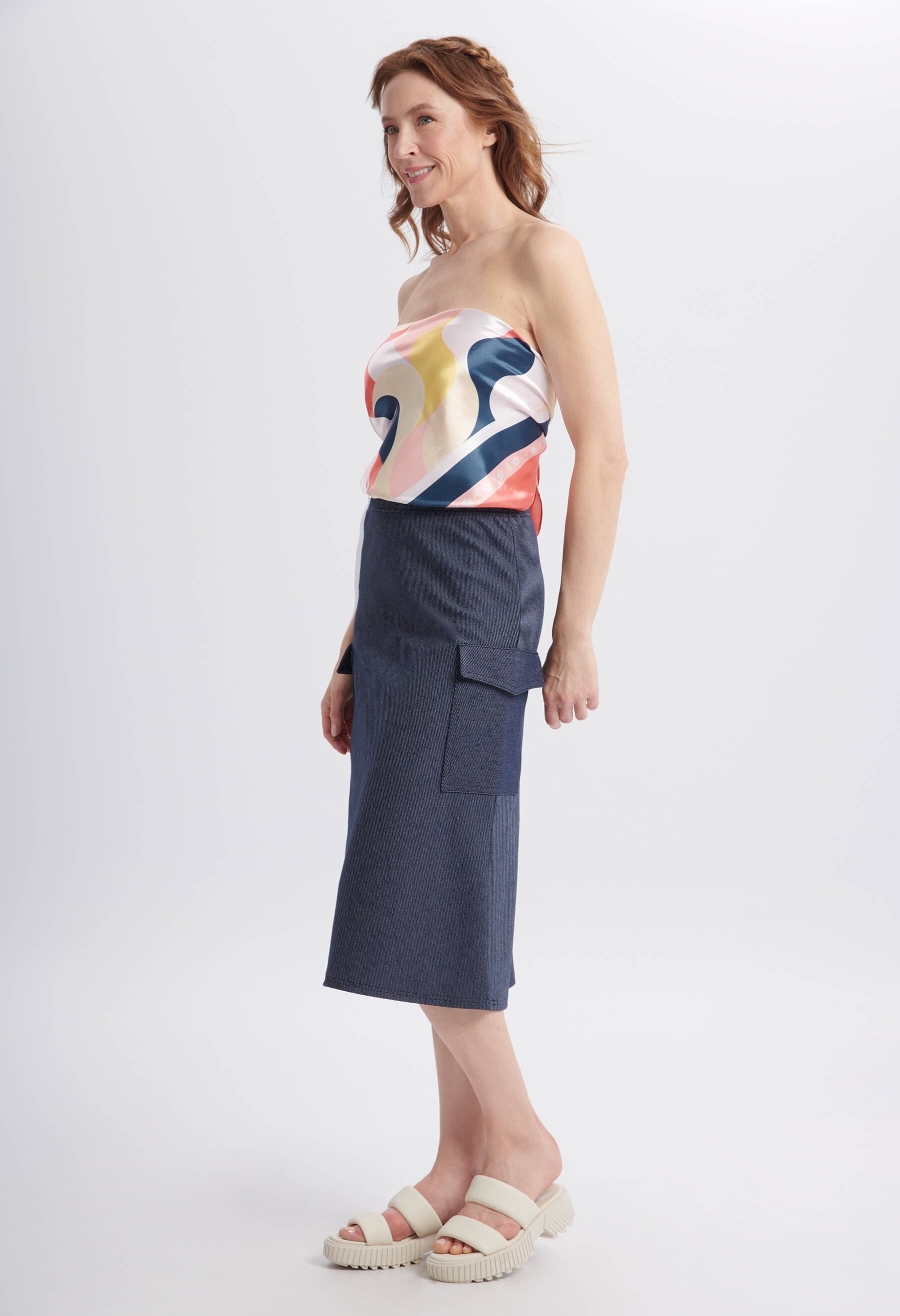 KSL JUPE Bleu / XS Summer - Jupe cargo en denim